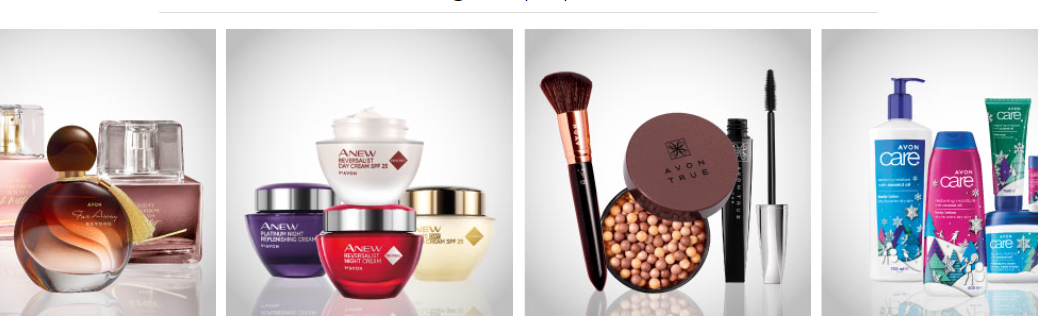Selecție de produse AVON: parfumuri, îngrijire și machiaj